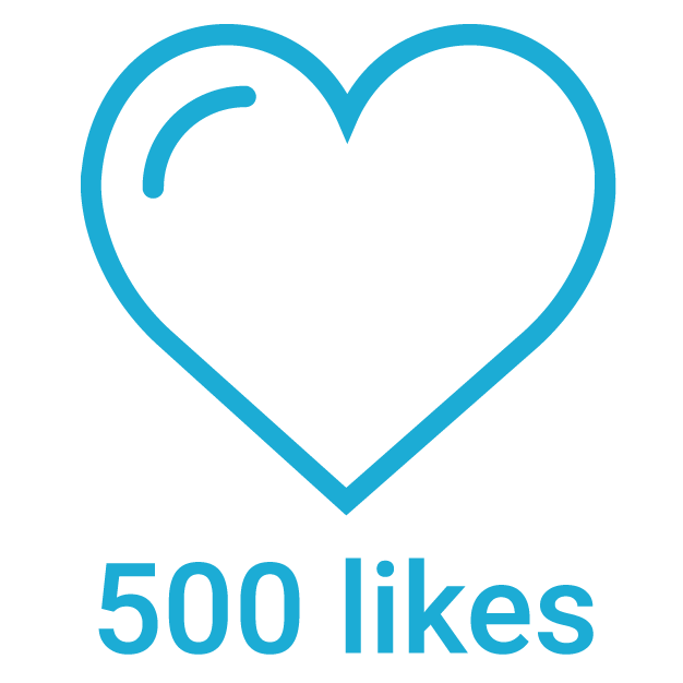 500 instagram likes